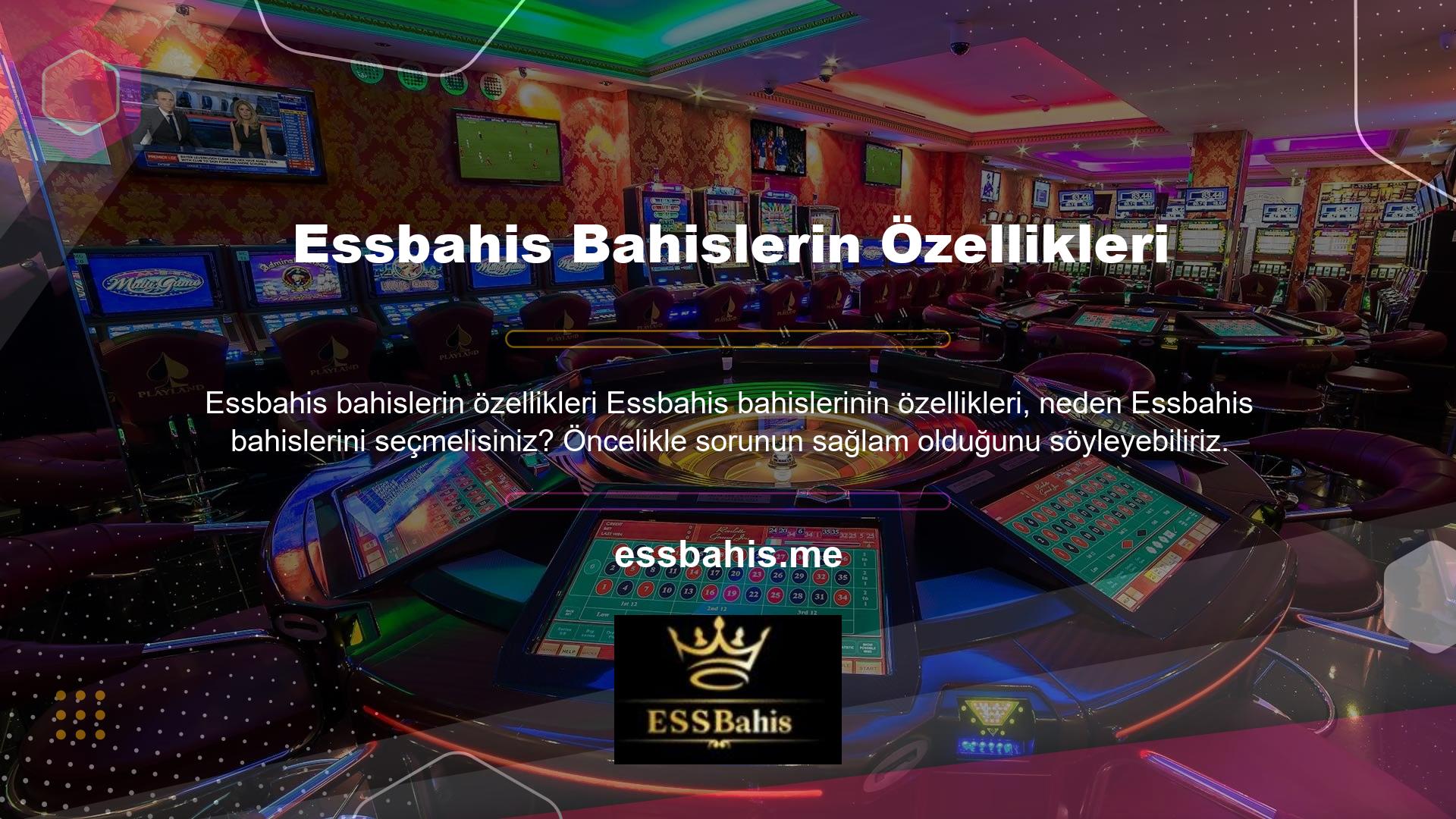 Başka bir deyişle, Essbahis casino sitesi kaliteden asla ödün vermez