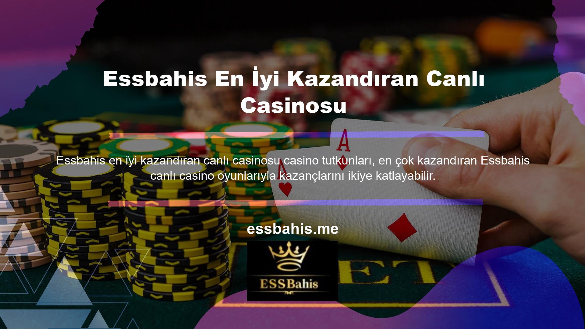 Casino şirketi, kazançlı ve eğlenceli bir oyun bölümü ile hizmet sunan sitelerden biridir